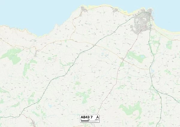 Aberdeenshire AB43 7 Map