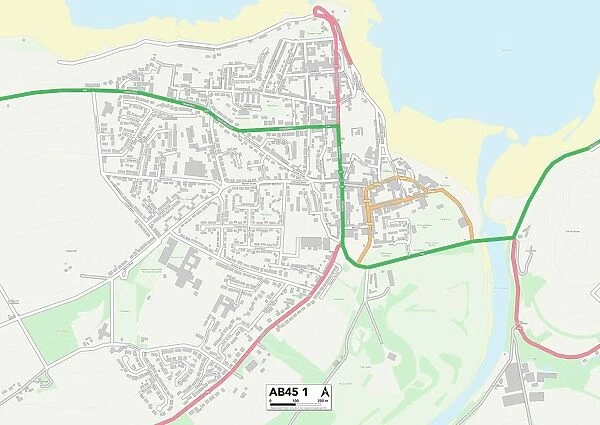 Aberdeenshire AB45 1 Map