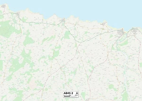 Aberdeenshire AB45 2 Map