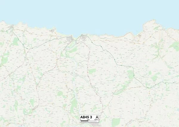 Aberdeenshire AB45 3 Map