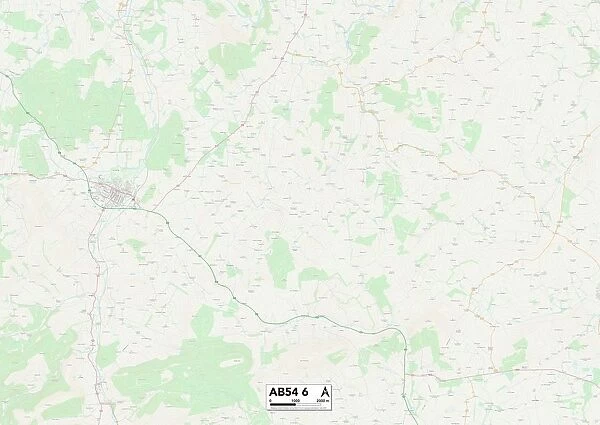 Aberdeenshire AB54 6 Map