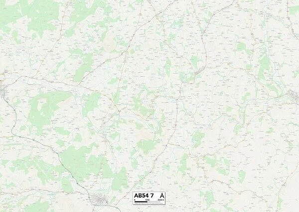 Aberdeenshire AB54 7 Map
