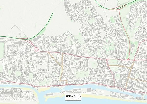 Adur BN42 4 Map
