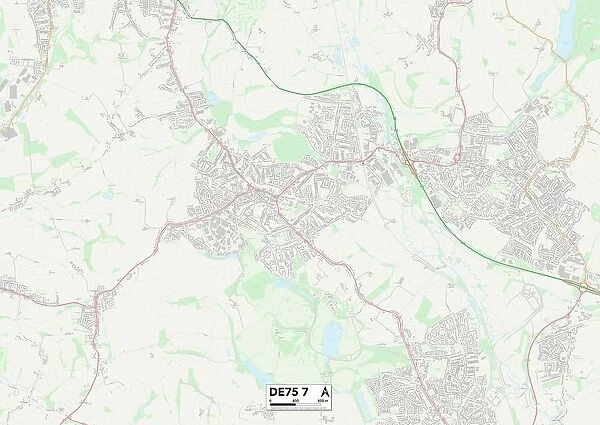 Amber Valley DE75 7 Map