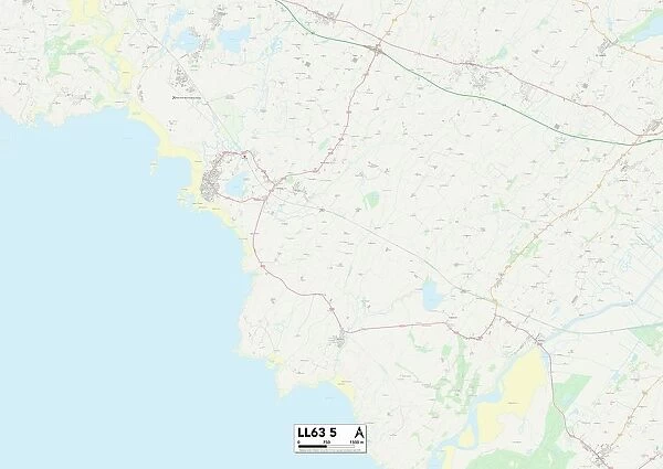 Anglesey LL63 5 Map