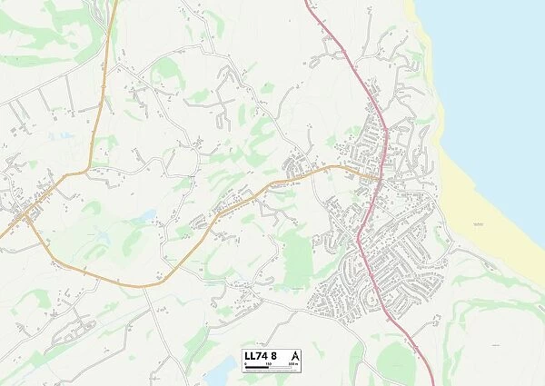 Anglesey LL74 8 Map