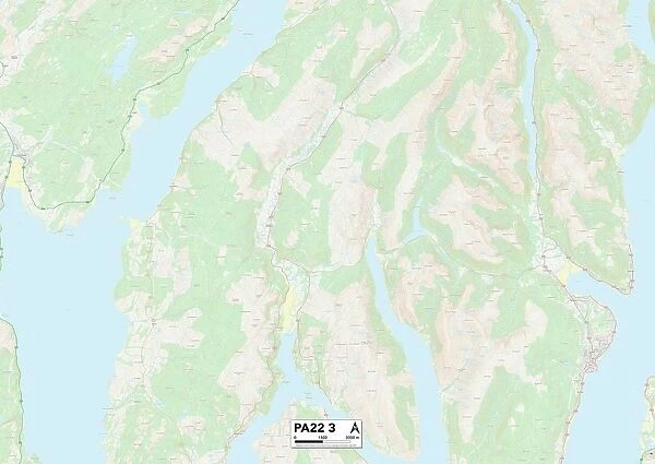 Argyllshire PA22 3 Map