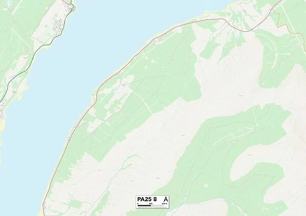 Argyllshire PA25 8 Map