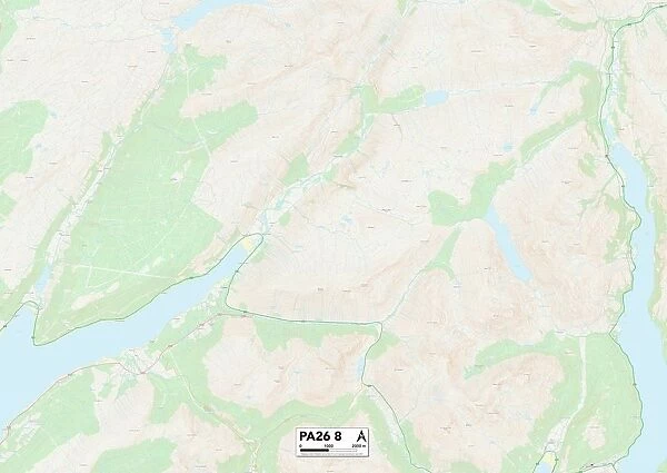 Argyllshire PA26 8 Map