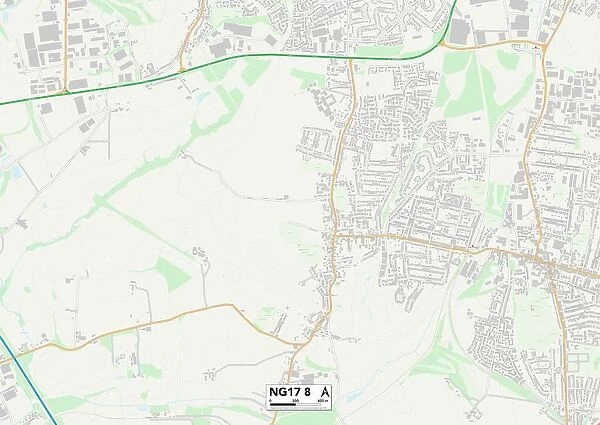 Ashfield NG17 8 Map
