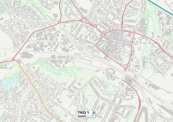 Ashford TN23 1 Map