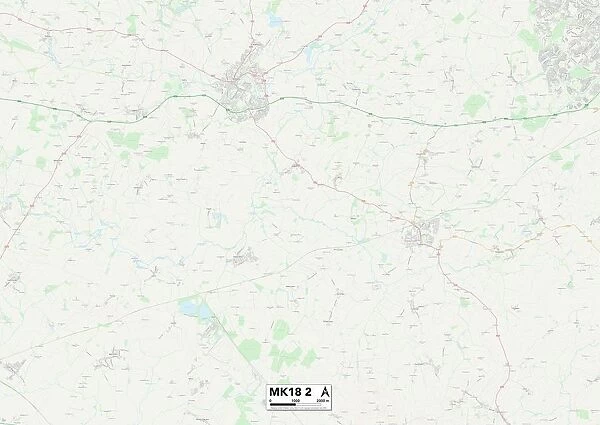 Aylesbury Vale MK18 2 Map