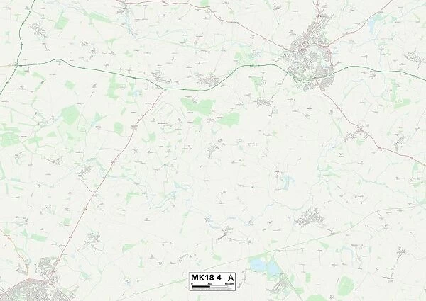 Aylesbury Vale MK18 4 Map