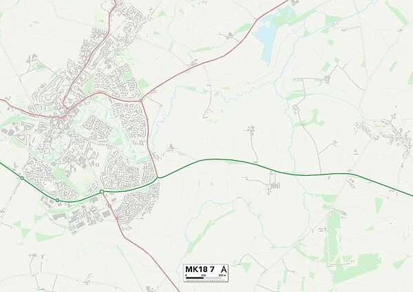 Aylesbury Vale MK18 7 Map