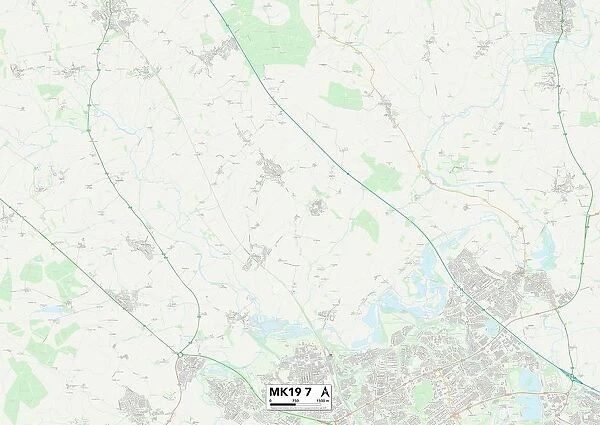 Aylesbury Vale MK19 7 Map