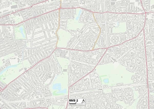 Barking and Dagenham RM8 2 Map