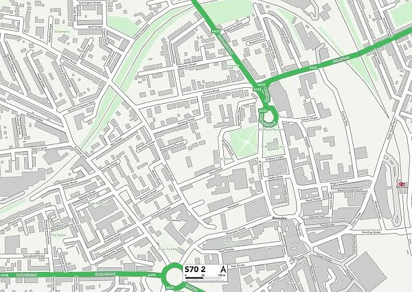 Barnsley S70 2 Map