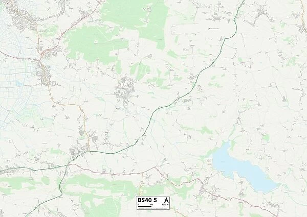 Bath and North East Somerset BS40 5 Map