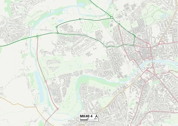 Bedford MK40 4 Map
