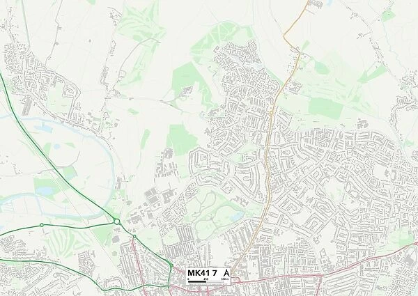 Bedford MK41 7 Map