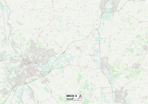Bedford MK44 3 Map