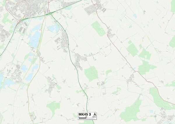 Bedford MK45 3 Map