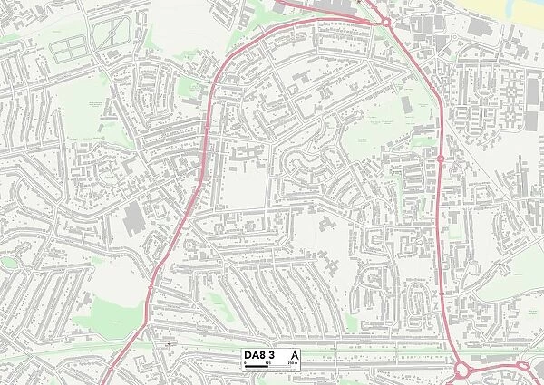 Bexley DA8 3 Map
