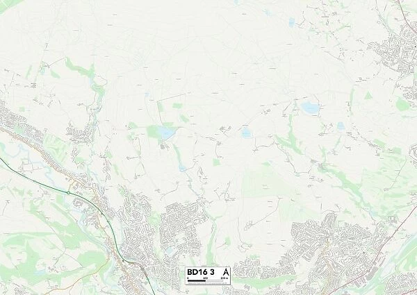 Bingley BD16 3 Map