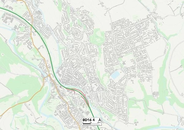 Bingley BD16 4 Map