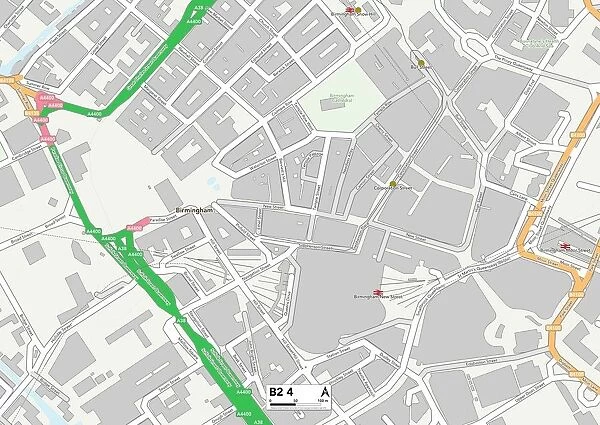 Birmingham B2 4 Map