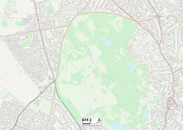 Birmingham B74 2 Map
