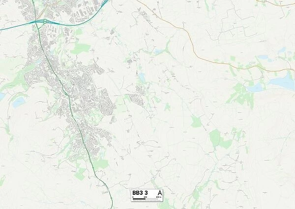 Blackburn with Darwen BB3 3 Map