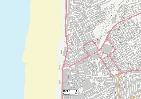 Blackpool FY1 1 Map
