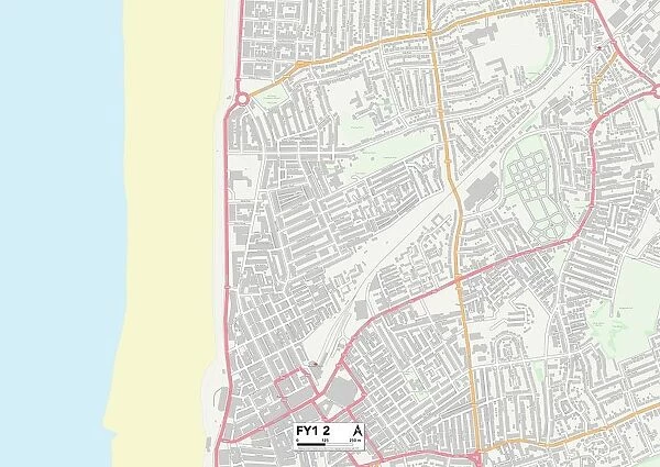 Blackpool FY1 2 Map