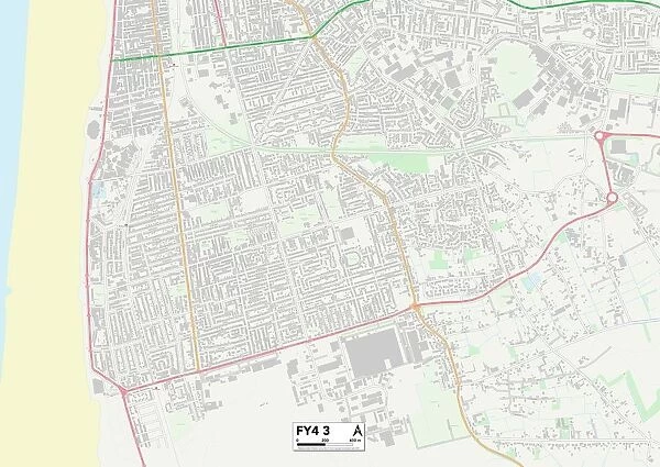Blackpool FY4 3 Map