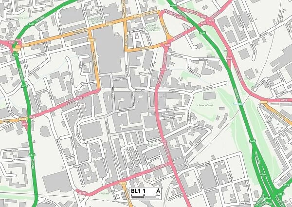 Bolton BL1 1 Map
