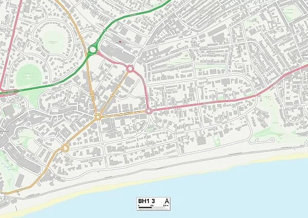 Bournemouth BH1 3 Map