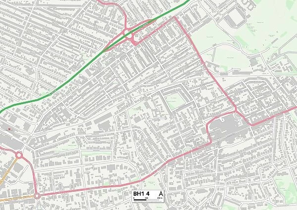 Bournemouth BH1 4 Map