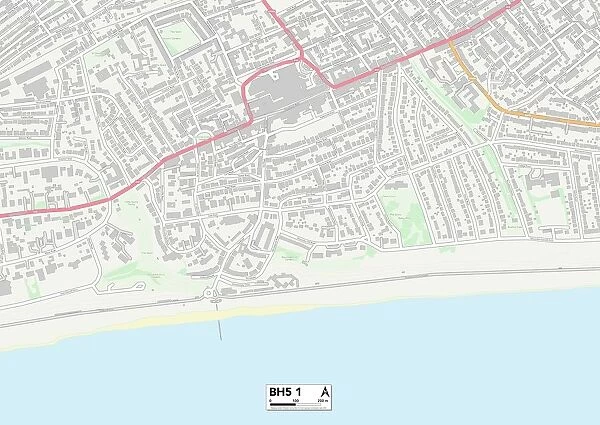 Bournemouth BH5 1 Map