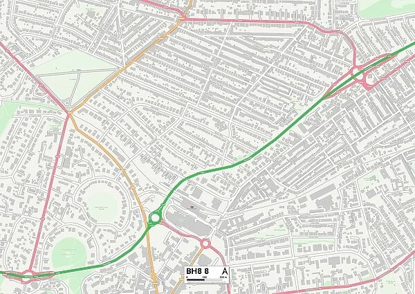 Bournemouth BH8 8 Map