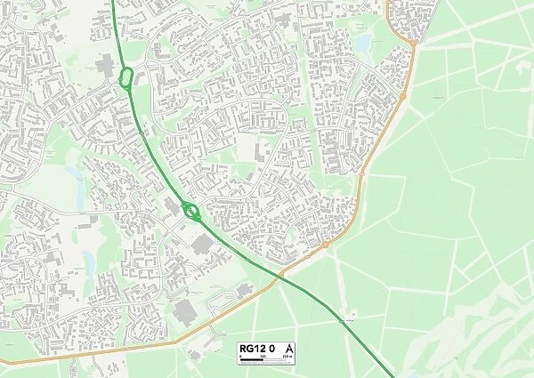 Bracknell Forest RG12 0 Map