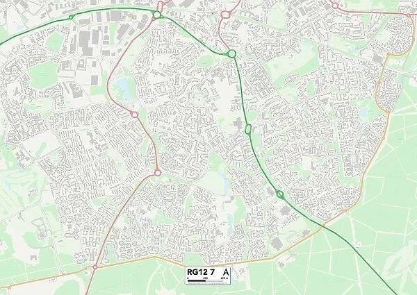 Bracknell Forest RG12 7 Map