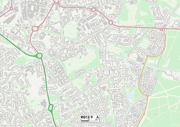 Bracknell Forest RG12 9 Map
