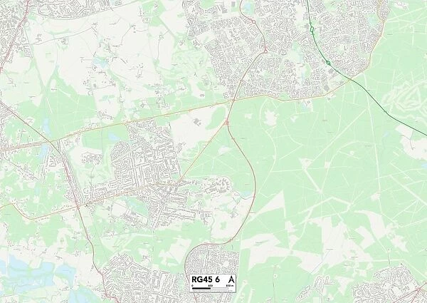 Bracknell Forest RG45 6 Map