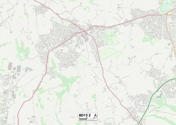 Bradford BD13 2 Map