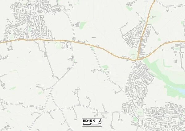Bradford BD15 9 Map