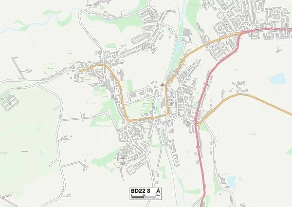 Bradford BD22 8 Map