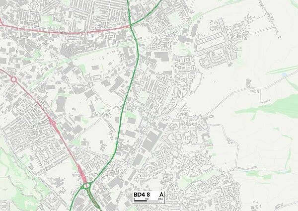 Bradford BD4 8 Map