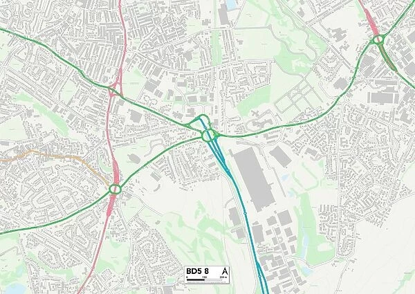 Bradford BD5 8 Map