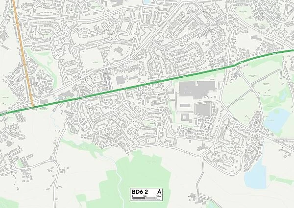 Bradford BD6 2 Map